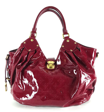 Louis Vuitto Surya Mahina Patent Leather Hobo Bag
