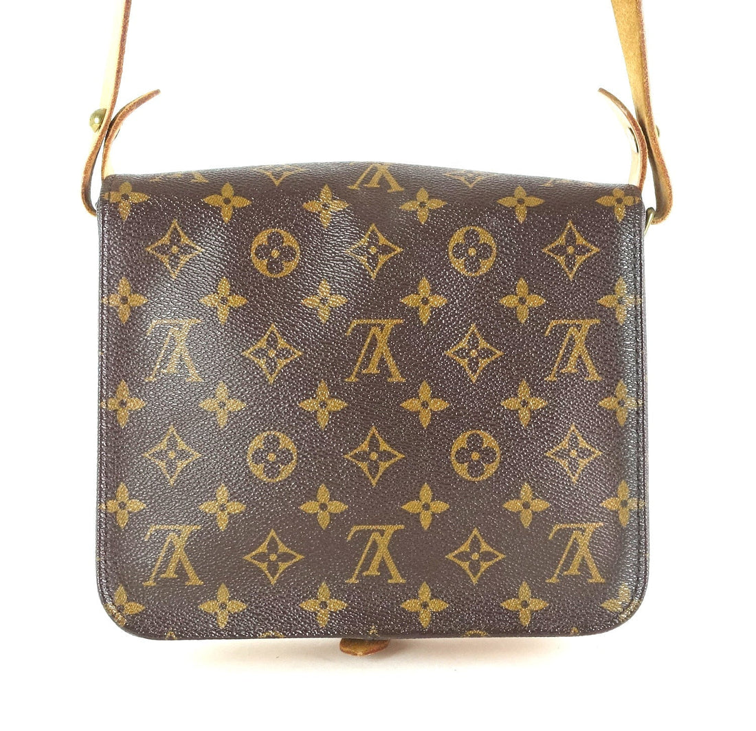 Louis Vuitto Cartouchiere MM Monogram Canvas Shoulder Bag