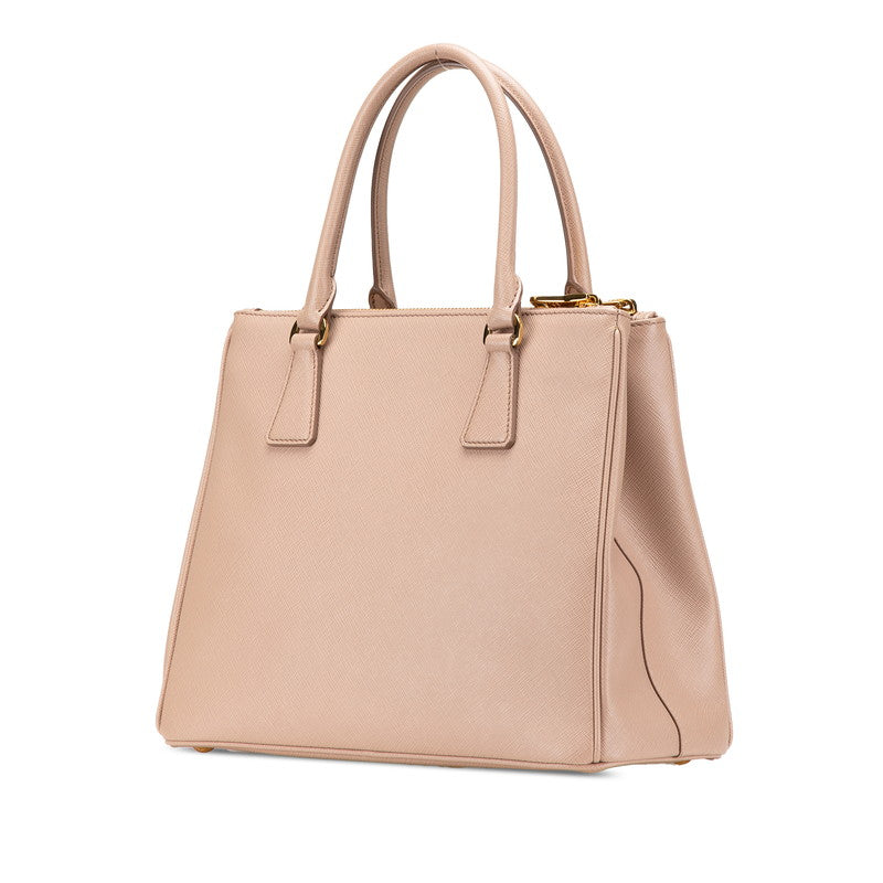 Prada Saffiano Lux Triangle Logo Plate 2way Bag 1BA256