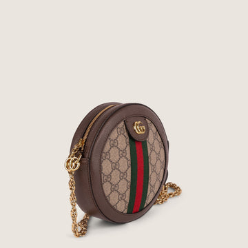 Ophidia GG Mini Round Shoulder Bag