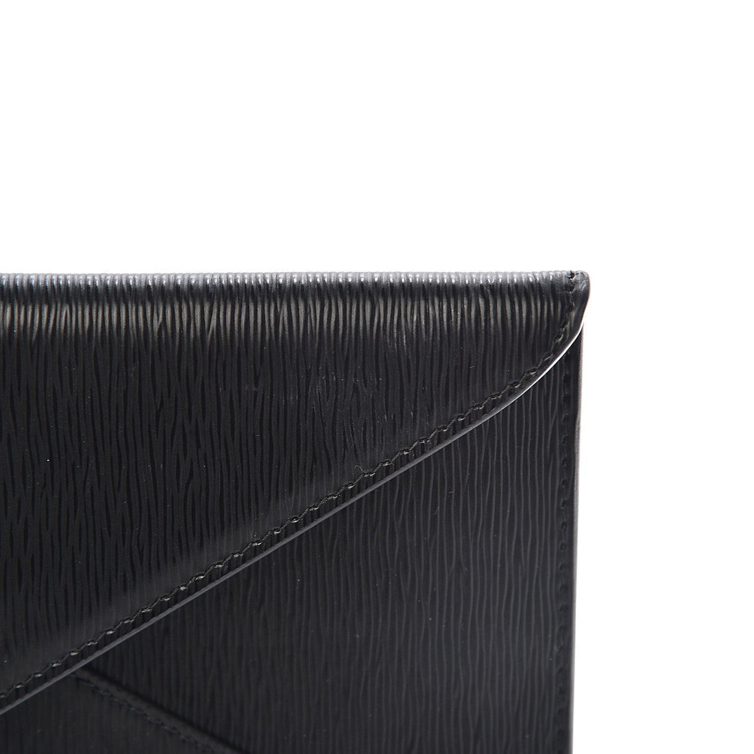 Prada Black Vitello Move Leather Long Envelope Wallet 1MF175