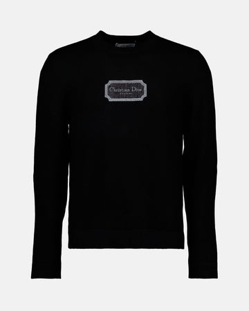 Pull à logo Couture