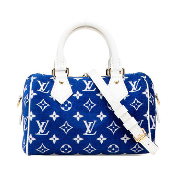 Louis Vuitton Monogram Jacquard Velvet Speedy Bandouliere 2way Bag M20751