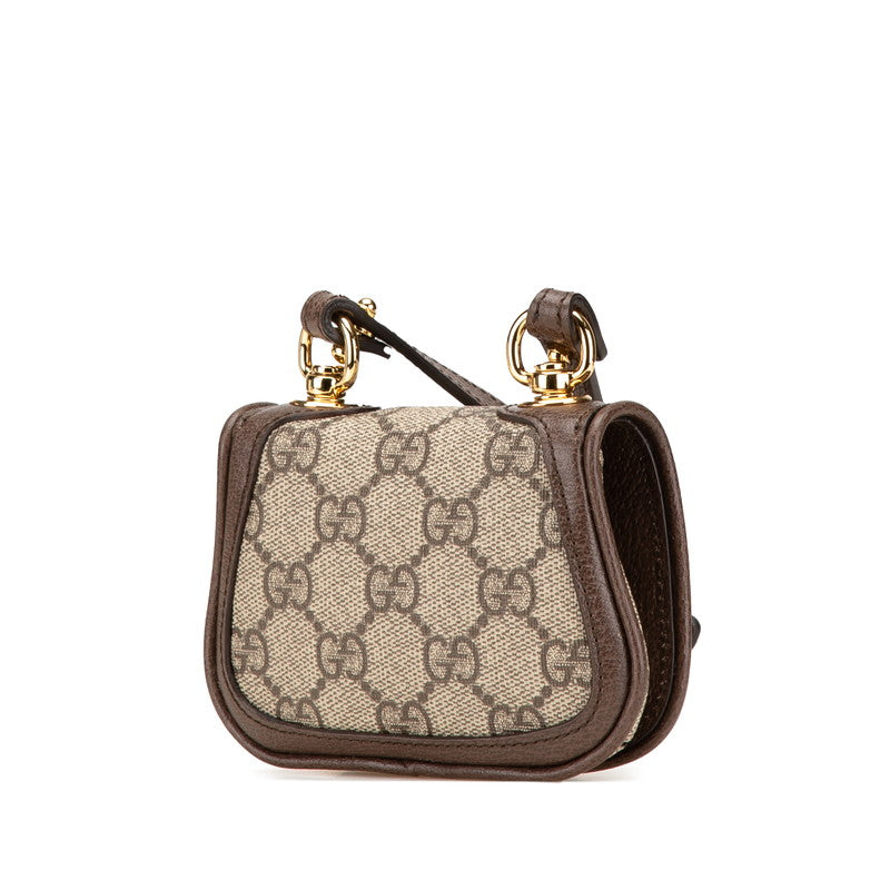 Gucci CS Supreme Interlocking G Blondie Shoulder Bag PVC Leather 698635
