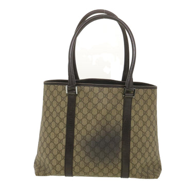 GUCCI VS Canvas Shoulder Bag PVC Leather Beige 114288  ro896