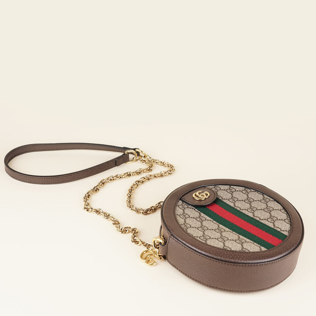Ophidia Round Shoulder Bag