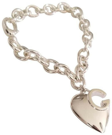 GUCCI CS CHARLOTTE HEART CHARM BRACELET