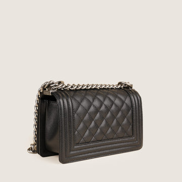 Small Boy Caviar Flap Bag