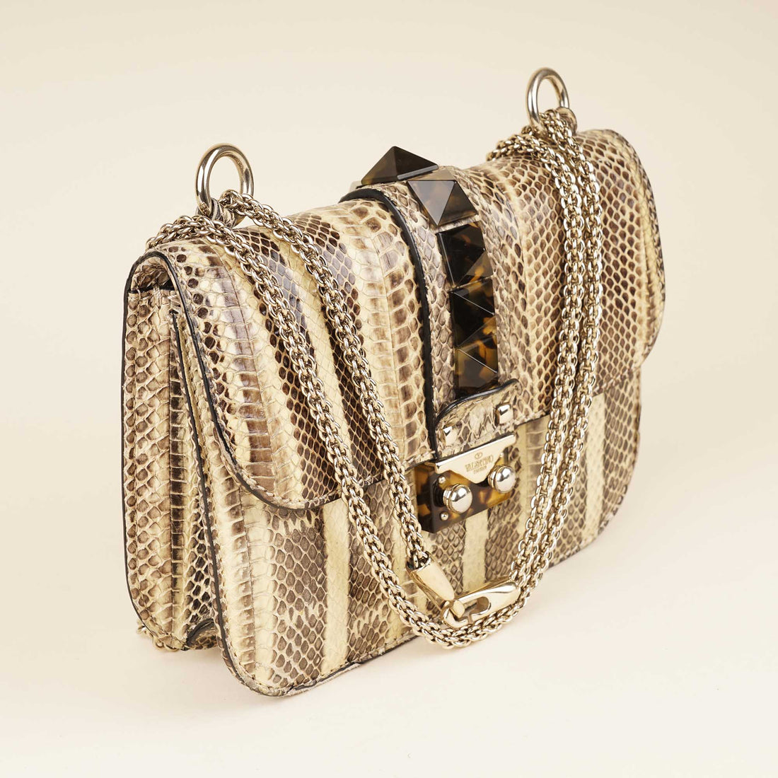 Small Glam Lock Shoulder Bag