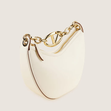 Small Vlogo Moon Bag