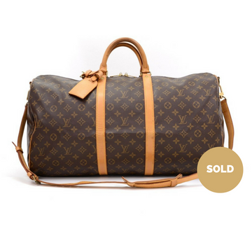 Louis Vuitto Keepall 55 Bandouliere with Strap