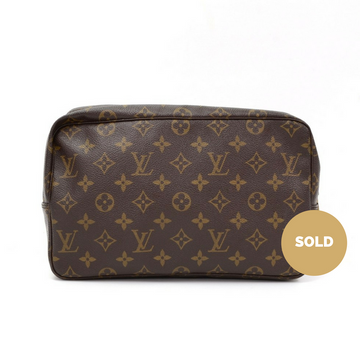 Louis Vuitto Trousse Toilette 28 Monogram Canvas Cosmetic Pouch