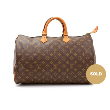 Louis Vuitto Speedy 40 Monogram Canvas Handbag