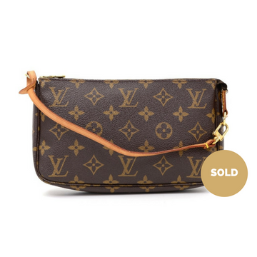 Louis Vuitto Pochette Accessoires Monogram Canvas Evening Bag