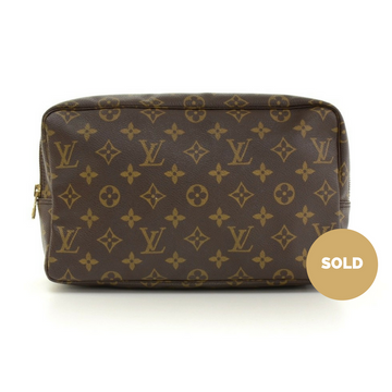 Louis Vuitto Trousse Toilette 28 Monogram Canvas Cosmetic Pouch