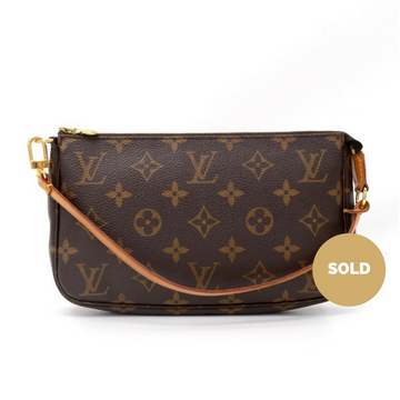 Louis Vuitto Pochette Accessoires Monogram Canvas Evening Bag