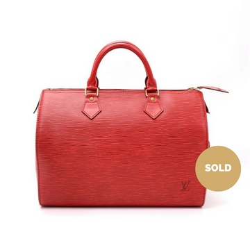 Louis Vuitto Speedy 30 Epi Leather Handbag