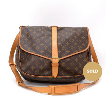 Louis Vuitto Saumur 35 Monogram Canvas Shoulder Bag