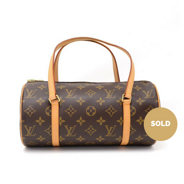 Louis Vuitto Papillon 27 Monogram Canvas Handbag