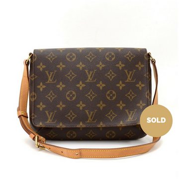 Louis Vuitto Musette Tango Monogram Canvas Shoulder Bag
