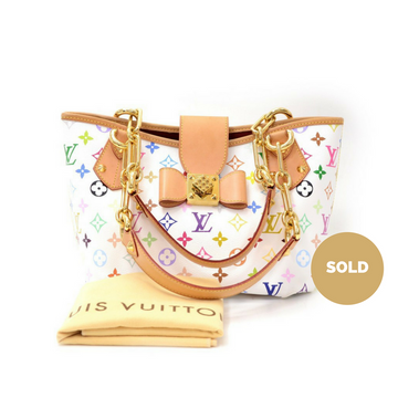 Louis Vuitto Annie MM Multicolore Monogram Canvas Handbag