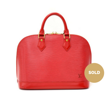 Louis Vuitto Alma Epi Leather Handbag