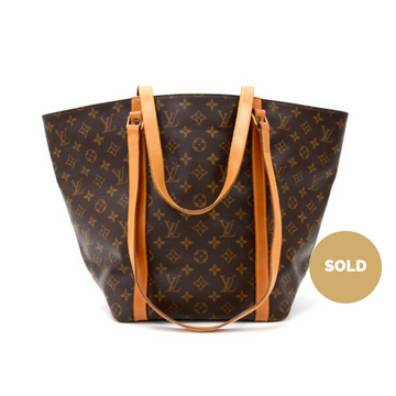 Louis Vuitto Sac Shopping Monogram Canvas Tote Bag