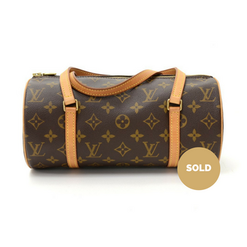 Louis Vuitto Papillon 27 Monogram Canvas Handbag