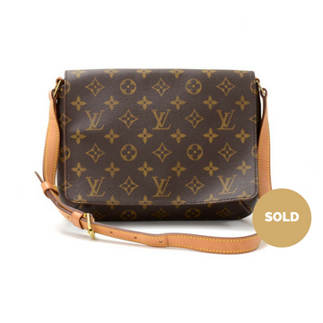 Louis Vuitto Musette Tango Monogram Canvas Shoulder Bag