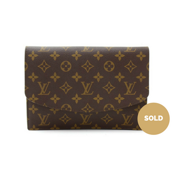 Louis Vuitto Pochette Rabat Monogram Canvas Clutch Bag