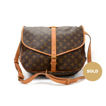 Louis Vuitto Saumur 35 Monogram Canvas Shoulder Bag