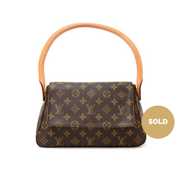 Louis Vuitto Mini Looping Monogram Canvas Handbag