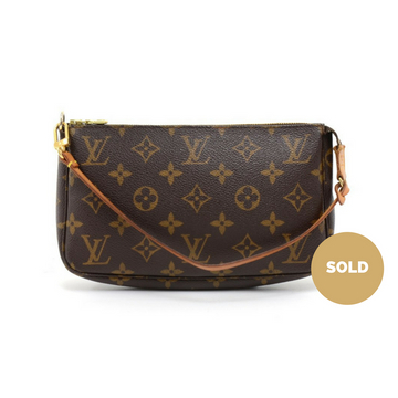 Louis Vuitto Pochette Accessoires Monogram Canvas Evening Bag