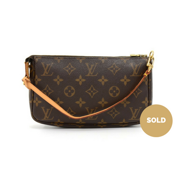 Louis Vuitto Pochette Accessoires Monogram Canvas Handbag