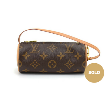 Louis Vuitto Pochette Papillon Monogram Canvas Handbag