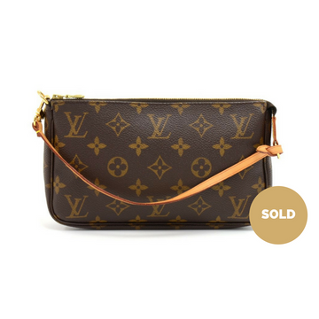 Louis Vuitto Pochette Accessoires Monogram Canvas Handbag