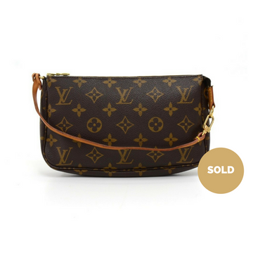 Louis Vuitto Pochette Accessoires Monogram Canvas Evening Bag