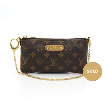 Louis Vuitto Milla PM Monogram Canvas Evening Bag