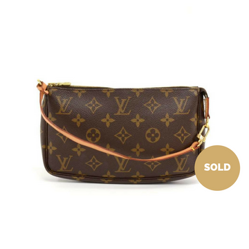 Louis Vuitto Pochette Accessoires Monogram Canvas Evening Bag