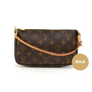 Louis Vuitto Pochette Accessoires Monogram Canvas Evening Bag
