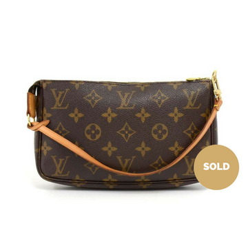 Louis Vuitto Pochette Accessoires Monogram Canvas Evening Bag