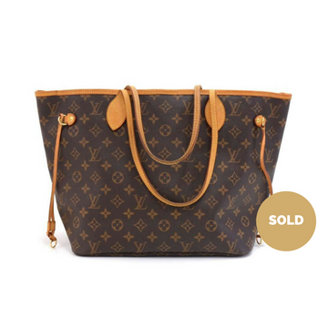Louis Vuitto Neverfull MM Monogram Canvas Shoulder Bag