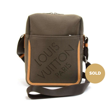 Louis Vuitto Citadin Damier Geant Canvas Messenger Bag