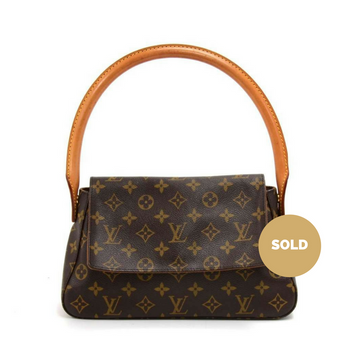Louis Vuitto Mini Looping Monogram Canvas Handbag