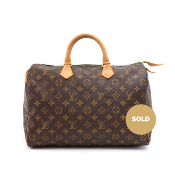 Louis Vuitto Speedy 35 Monogram Canvas City Handbag