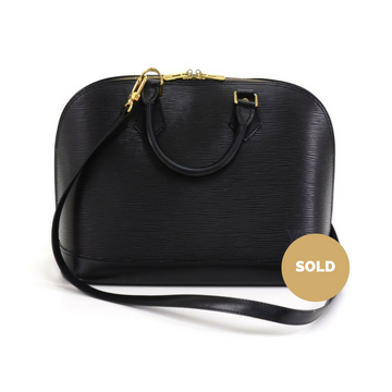 Louis Vuitto Alma Epi Leather Handbag with Strap