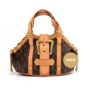 Louis Vuitto Theda PM Monogram Canvas Handbag