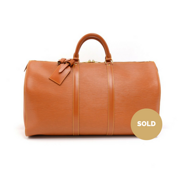 Louis Vuitto Keepall 50 Epi Leather Travel Bag