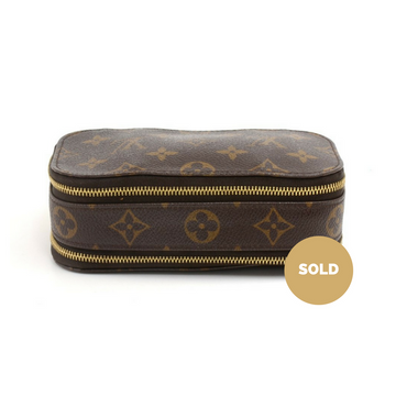 Louis Vuitto Trousse Blush PM Monogram Canvas Cosmetic Bag