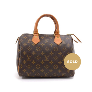 Louis Vuitto Speedy 25 Monogram Canvas City Handbag